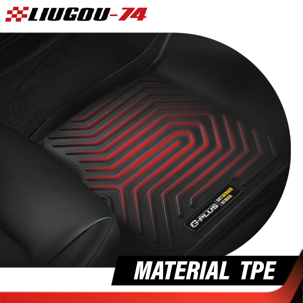 3D All-Weather Floor Mats For 2014-2020 Nissan Rogue – TPE Rubber, Waterproof – 3-Piece Set
