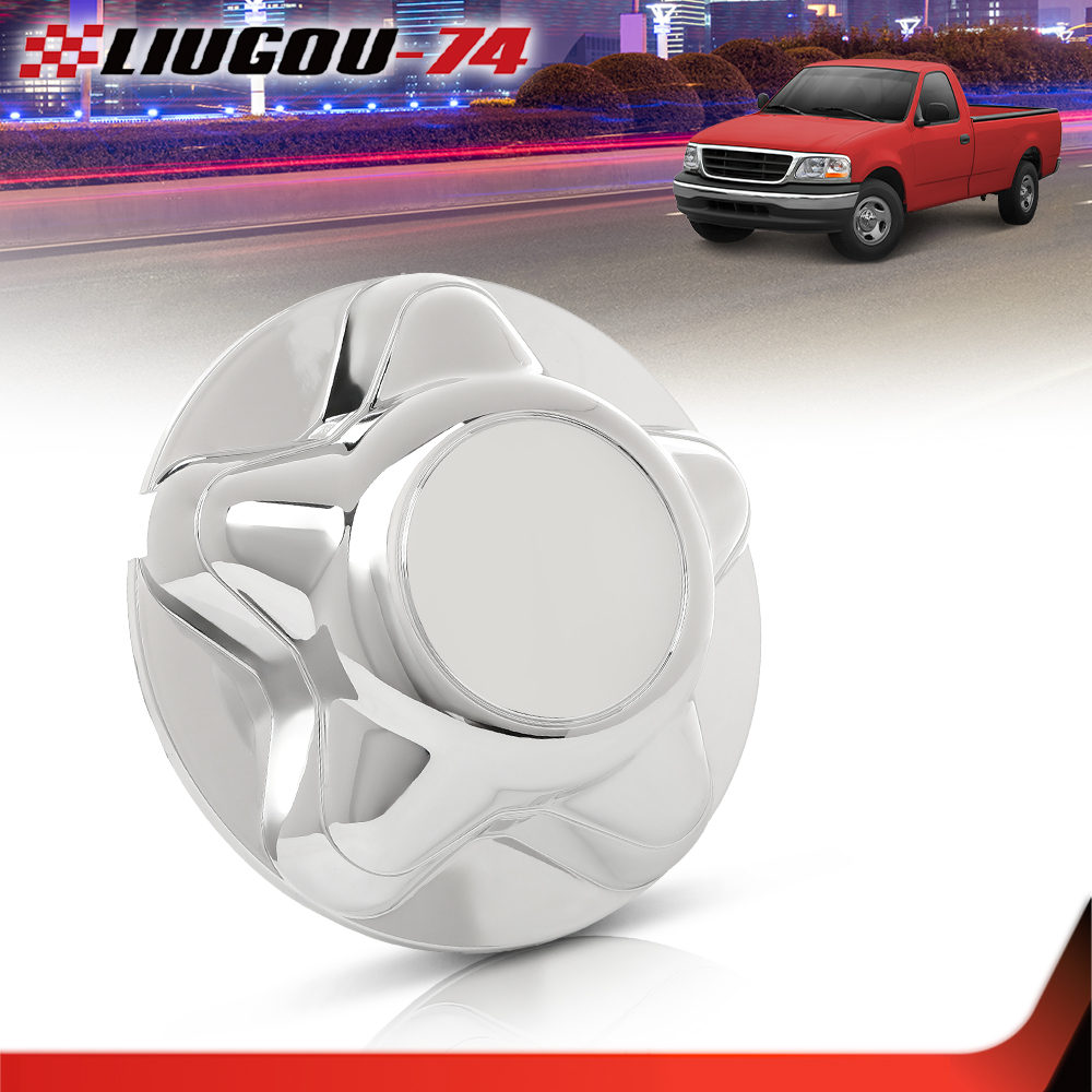 7 Fit For 1997 1998-2003 Ford F150 F-150 Chrome Hub Wheel Center Caps Covers US