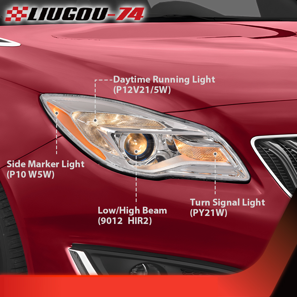 thumbnail image 2 of 2011 2012 2013 BUCK REGAL XENON HEADLGHT LEFT SDE OEM LED HD OPTON 2 of 9