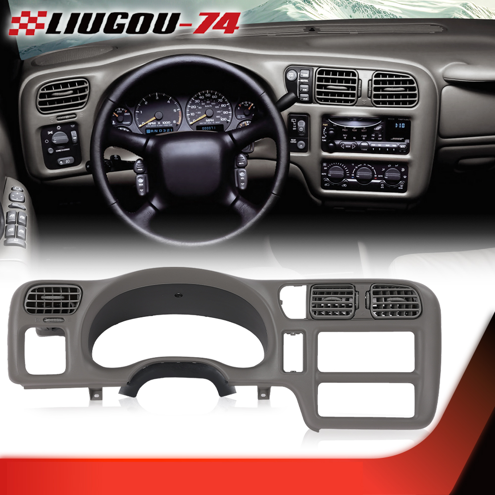 Bege Dash Bezel Ft For 98-04 Chevy S-10 GMC Jmmy Sonoma Blazer