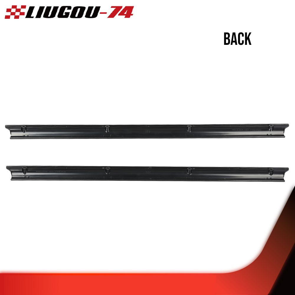 2Pc Door Sill Scuff Plate Protector Cover LH & RH Side Fit For 92
