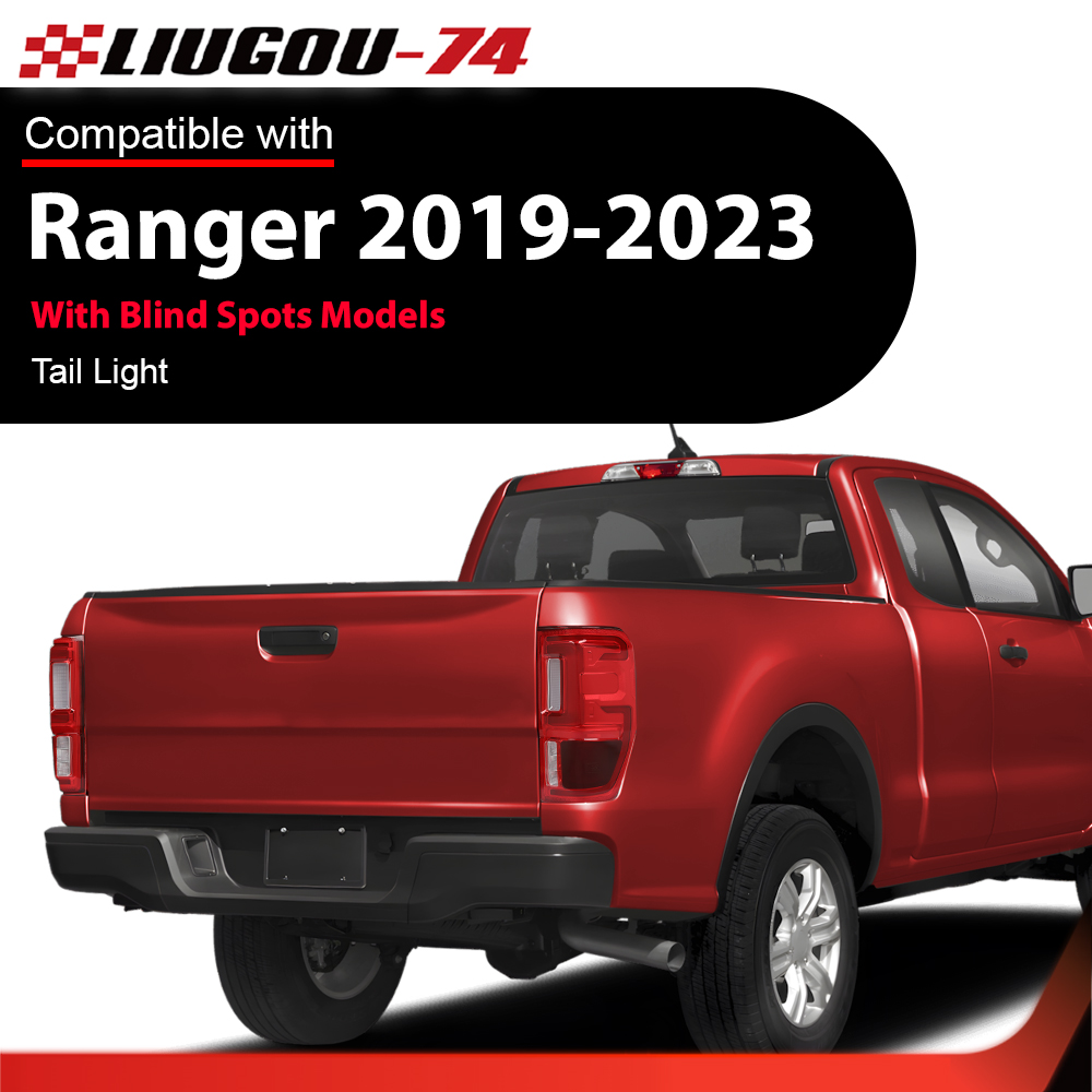 Right For Ford Ranger 2019 2020-2023 W/Blind Spot RH LED Rear Tail