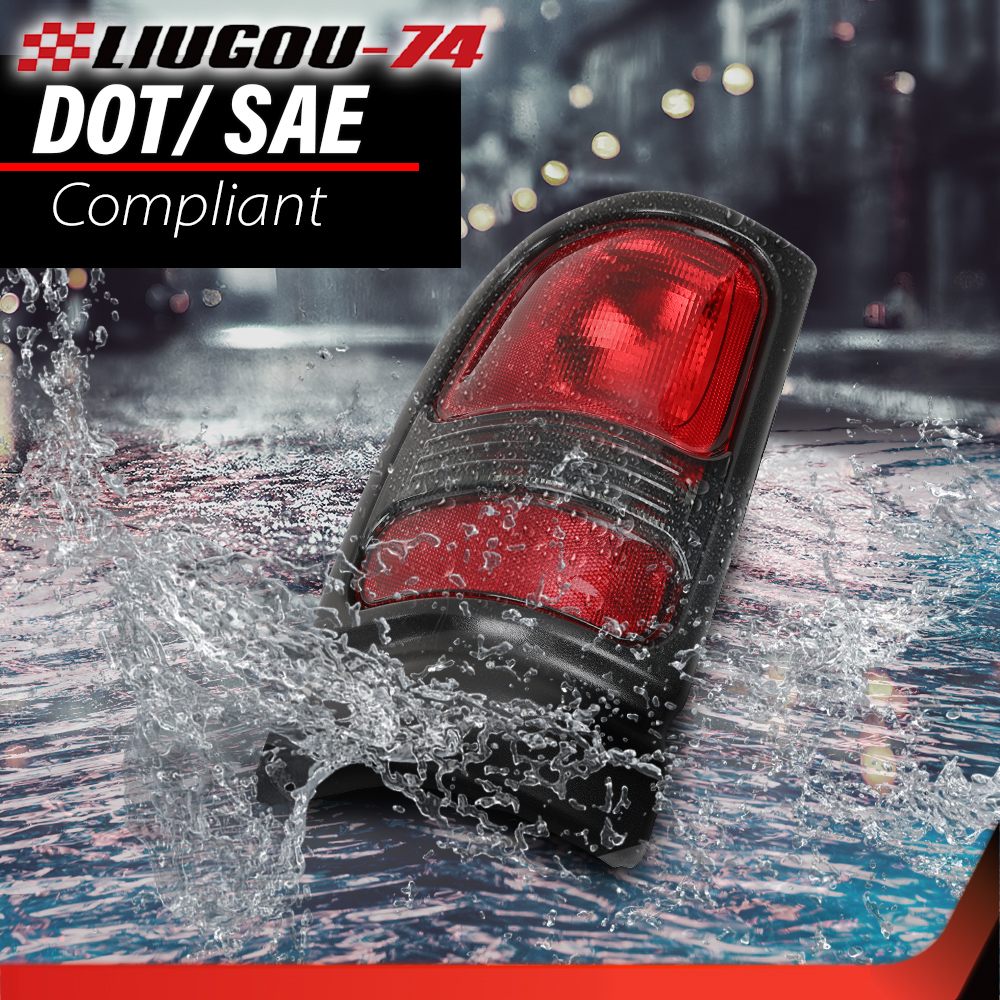 Tail Light Set 2 Piece - Compatible with 1994 - 2001 Dodge Ram 1500 1995 1996 1997 1998 1999 2000
