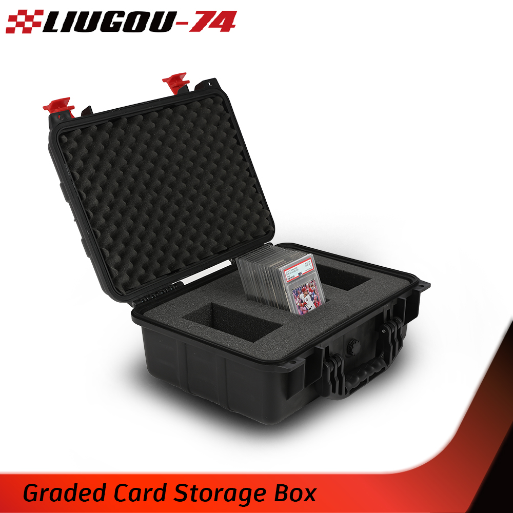50CT 150CT] Weatherproof Graded Card Storage Box Case Slab Holder Protector  NEW | eBay